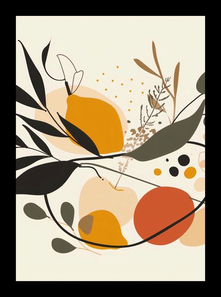 Plakat 25x35cm Botaniczny Wir zdjęcie 2