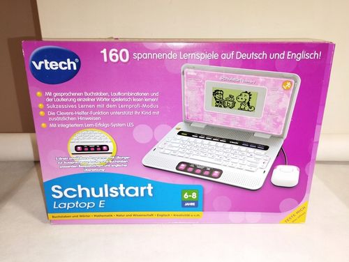 Komputerek dziecięcy edukacyjny VTECH Schulstart laptop angielski/niemiecki na Arena.pl
