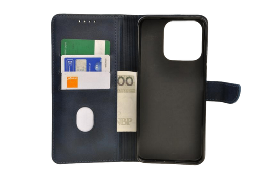 Etui portfel Wallet do Honor X8A granatowy na Arena.pl