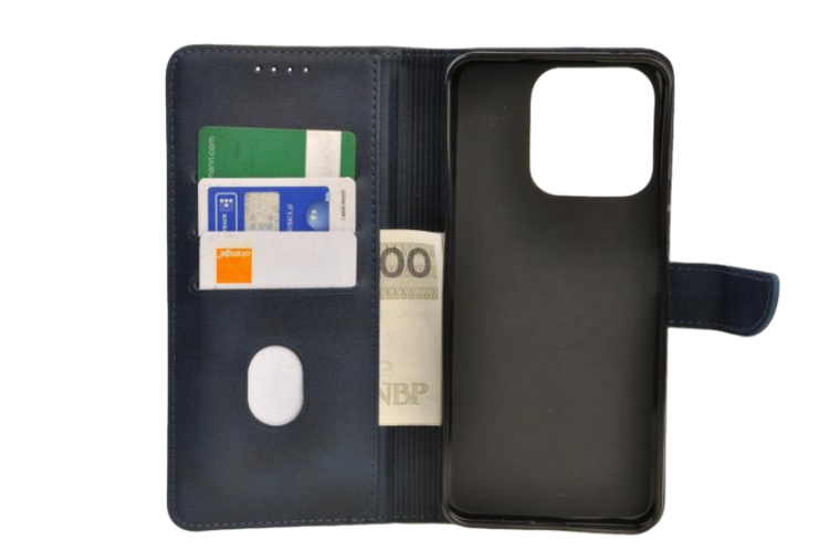 Etui portfel Wallet do Honor X8A granatowy zdjęcie 3