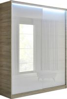 SZAFA PRZESUWNA 100 x 250 SONOMA LACOBEL SYPIALNIA