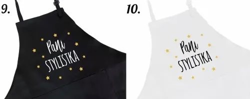 FARTUCH FARTUSZEK DLA STYLISTKI FRYZJERKI MANICURZYSTKI NA PREZENT na Arena.pl