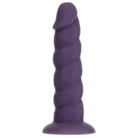 addiction fantasy unicorn purple 18 cm silikonowy model z przyssawką