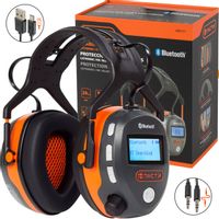 SŁUCHAWKI NAUSZNIKI OCHRONNE FM, BLUETOOTH, FUNKCJA LIS TACTIX