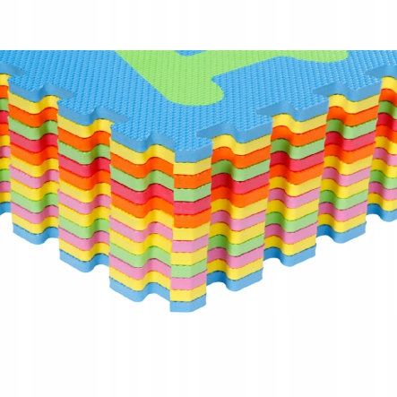 DUŻE PUZZLE EDUKACYJNE PIANKOWE DLA DZIECI CYFRY I LITERY MATA 36 ELEMENTÓW na Arena.pl