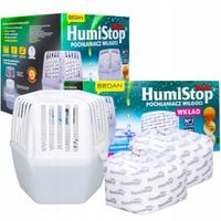 HumiStop: duży pochłaniacz wilgoci z 2 wkładami 800g osuszacz powietrza