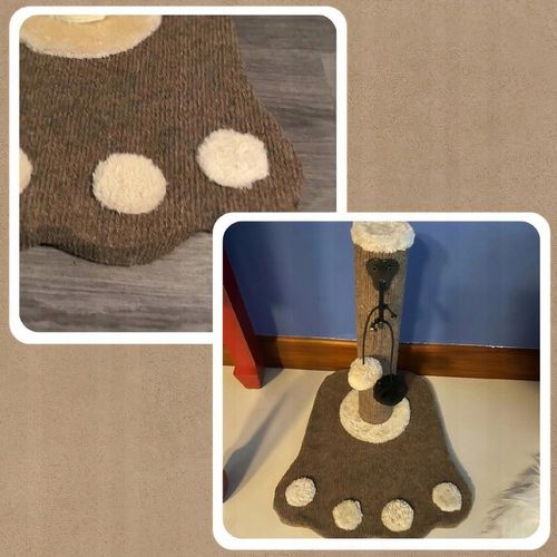 DRAPAK DLA KOTA DOMEK LEGOWISKO SŁUPEK + ZABAWKA na Arena.pl