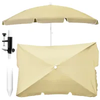 parasol ogrodowy plażowy uchylny mocny 200 cm łamany z uchwytem