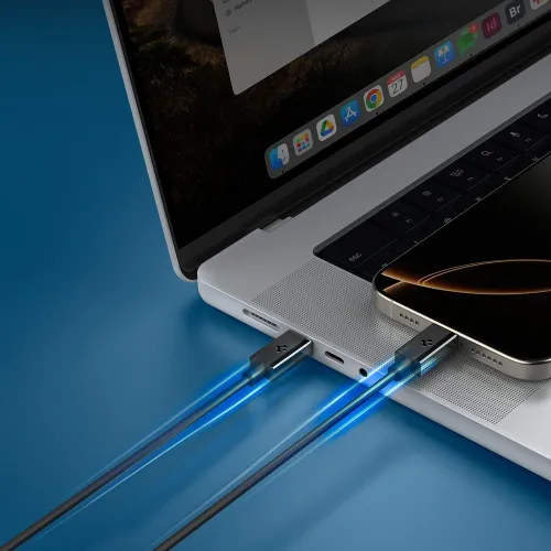 kabel spigen eb6010cc usb-c 60w 100 cm - czarny na Arena.pl