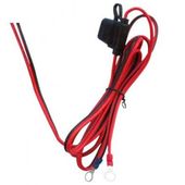 ZESTAW KABLI Z BEZPIECZNIKIEM 10A DO AKUMULATORA 1,5m
