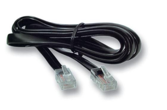 MicroConnect RJ12-RJ45 3M M/M Black zdjęcie 1