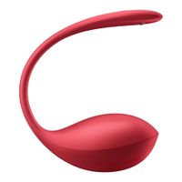 jajeczko wibrujące shiny petal red connect app satisfyer