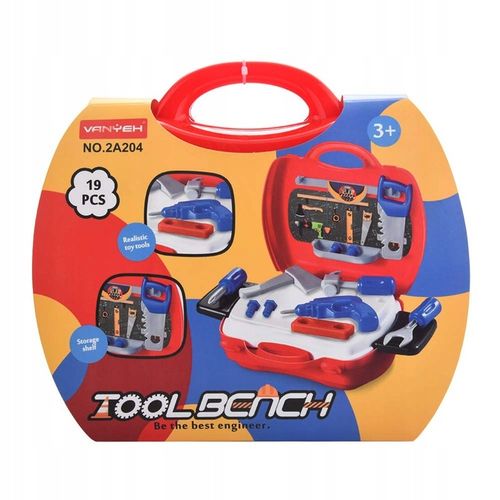 NARZĘDZIA zestaw narzędzi w walizce WARSZTAT narzędzia dla dzieci SUPERCENA na Arena.pl