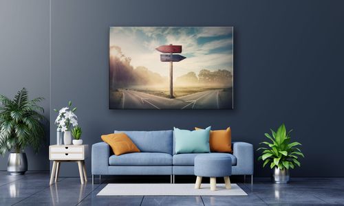 OBRAZ NA PŁÓTNIE 019 Drogi 100x70cm na Arena.pl