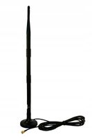 ANTENA 12dBi ROUTER LTE HUAWEI RP-SMA do kamery falownika DOOKÓLNA z kablem