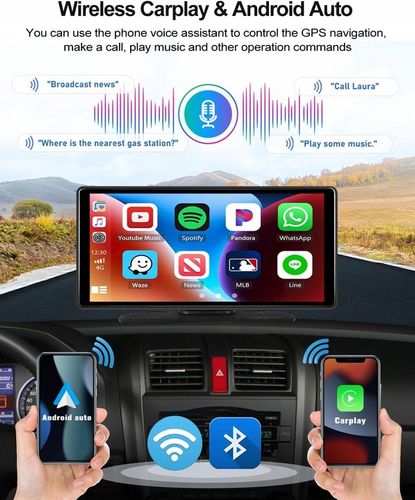 CAMECHO Android 13 Carplay 8 rdzeni 2G+32G ekran WiFi FM AUX kamera cofania na Arena.pl