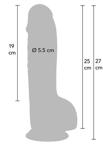 realistic dildo pvc 25 cm na Arena.pl