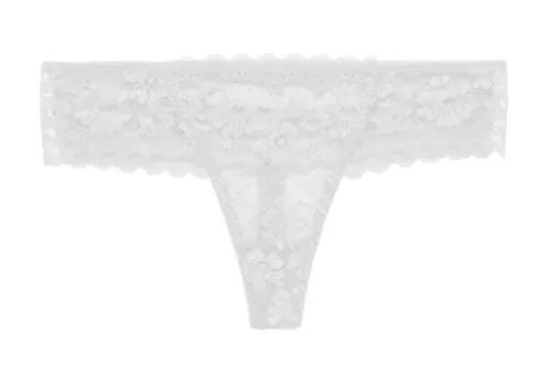 Majtki Stringi figi damskie bawełna koronkowe 6pak na Arena.pl