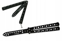 Butterfly nóż motylkowy treningowy składany Kandar N269 czarny Black