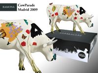 CowParade Madrid 2009, Ramona, autor: Alejandra Corral de la Serna (Kuska)