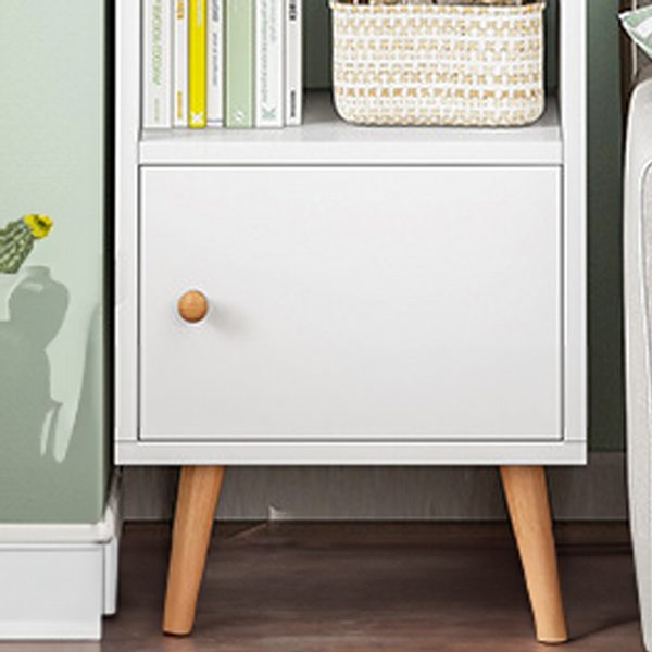 REGAŁ STOJĄCY BIAŁY NA KSIĄŻKI PÓŁKI WYSOKI SKANDYNAWSKI SŁUPEK SZAFA zdjęcie 7