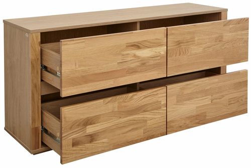 Komoda do łazienki z dębowym frontem na Arena.pl