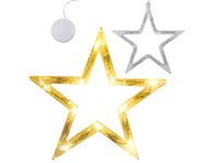 Dekoracja na okno świąteczna led boże narodzenie gwiazda