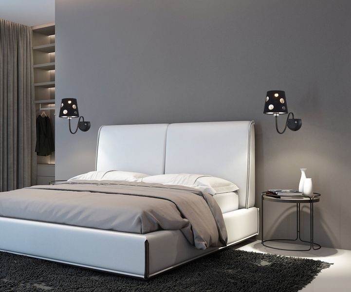 Kinkiet Batley Czarny zdjęcie 2