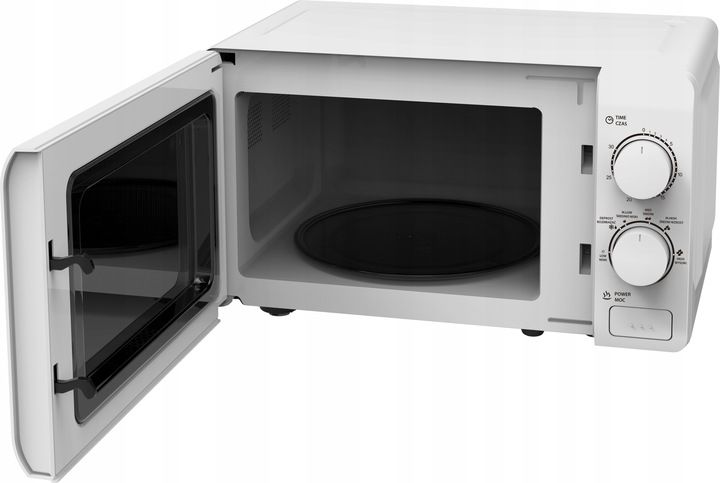 BIAŁA KUCHENKA MIKROFALOWA MIKROFALÓWKA MIKROFALA UD TIMER 700W 20l LITRÓW zdjęcie 4