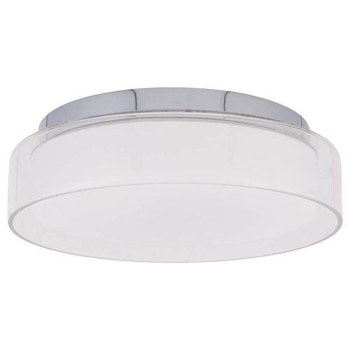Okrągły plafon salonowy Pan LED 12W 4000K szklana lampa chrom na Arena.pl