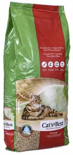 Żwirek drewniany Cat's Best Original Eco Plus 40l na Arena.pl