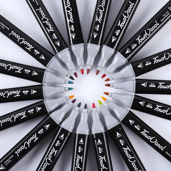 PRO MARKERY ALKOHOLOWE DWUSTRONNE 60szt + TORBA zdjęcie 6