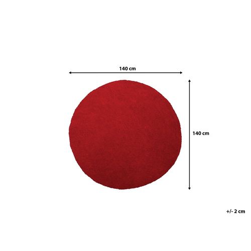 Dywan Czerwony Ø140 Cm Demre na Arena.pl