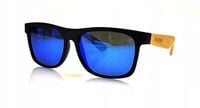 OKULARY PRZECIWSŁONECZNE MĘSKIE Z POLARYZACJĄ UV400 DREWNIANE POLARZONE