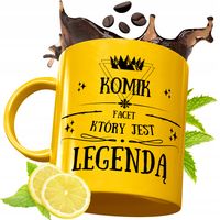 Złoty Kubek Premium Dla Komika Prezent Z Nadrukiem Ze Zdjęciem