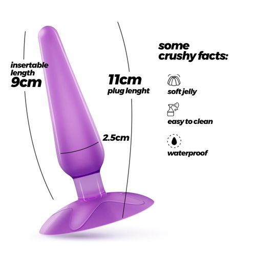 crushious jolly plug anal plug lilac na Arena.pl