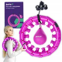 HULA HOP z Obciążeniem Odchudzające Obwód do 120 cm Modeluje Sylwetkę DrFit