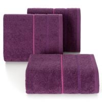 Ręcznik frotte z bordiurą SUZI 50X90 fioletowy
