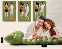 KimEVAN LEKKI DUŻY DWUOSOBOWY MATERAC TURYSTYCZNY MATA Z WBUDOWANĄ POMPKĄ