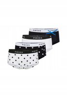 Damskie PIECES 3-PAK BOKSEREK PCLOGO M