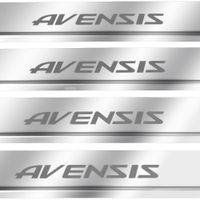 Listwa progowa TOYOTA AVENSIS MK3 T27 TRD Stal nierdzewna 304 połysk 4szt