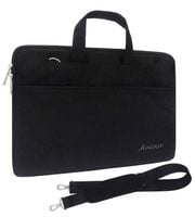 Torba na laptop 15,6" z uchwytem i paskiem czarna
