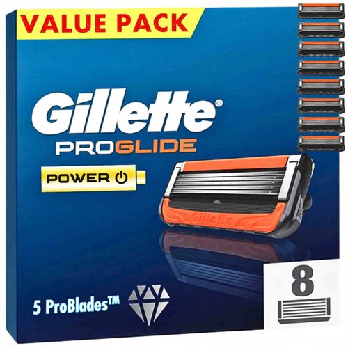 Gillette Fusion 5 Proglide Power wkłady ostrza nożyki do maszynki x 8 na Arena.pl