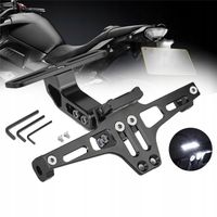 UNIWERSALNE MOCOWANIE TABLICY REJESTRACYJNEJ REGULOWANE LED KRÓTKI OGON