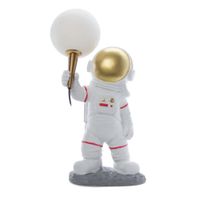 Lampka nocna ASTRONAUTA Art Deco stojący (wzór 1) AMTL