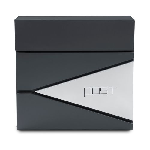 Skrzynka pocztowa na listy pocztę gazety geometryczna antracyt POST na Arena.pl