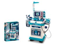 ZABAWKOWY W KOLORZE NIEBIESKIM ZESTAW LEKARSKI