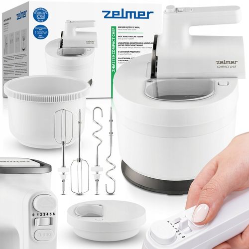 ROBOT Z MISĄ RĘCZNY ZHM 2759 1000W ZELMER Compact Chef na Arena.pl