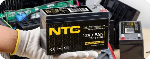 AKUMULATOR ŻELOWY BEZOBSŁUGOWY NTC 12V 9Ah (wymiar 7Ah, 7.5Ah, 9Ah, 10Ah) na Arena.pl