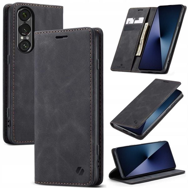 Spacecase Wallet Xperia 1 Vii Black zdjęcie 5